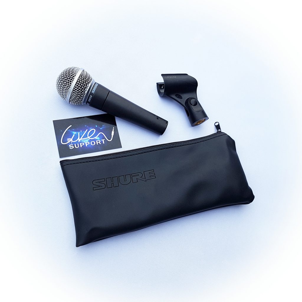 Shure SM58 Microphone Hire Exeter Devon Wireless Mics Band Equipment Rental
